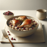 Herb-Roasted Chicken Thighs with Wild Rice and Cranberry Pilaf: A Nutritious Family Dinner