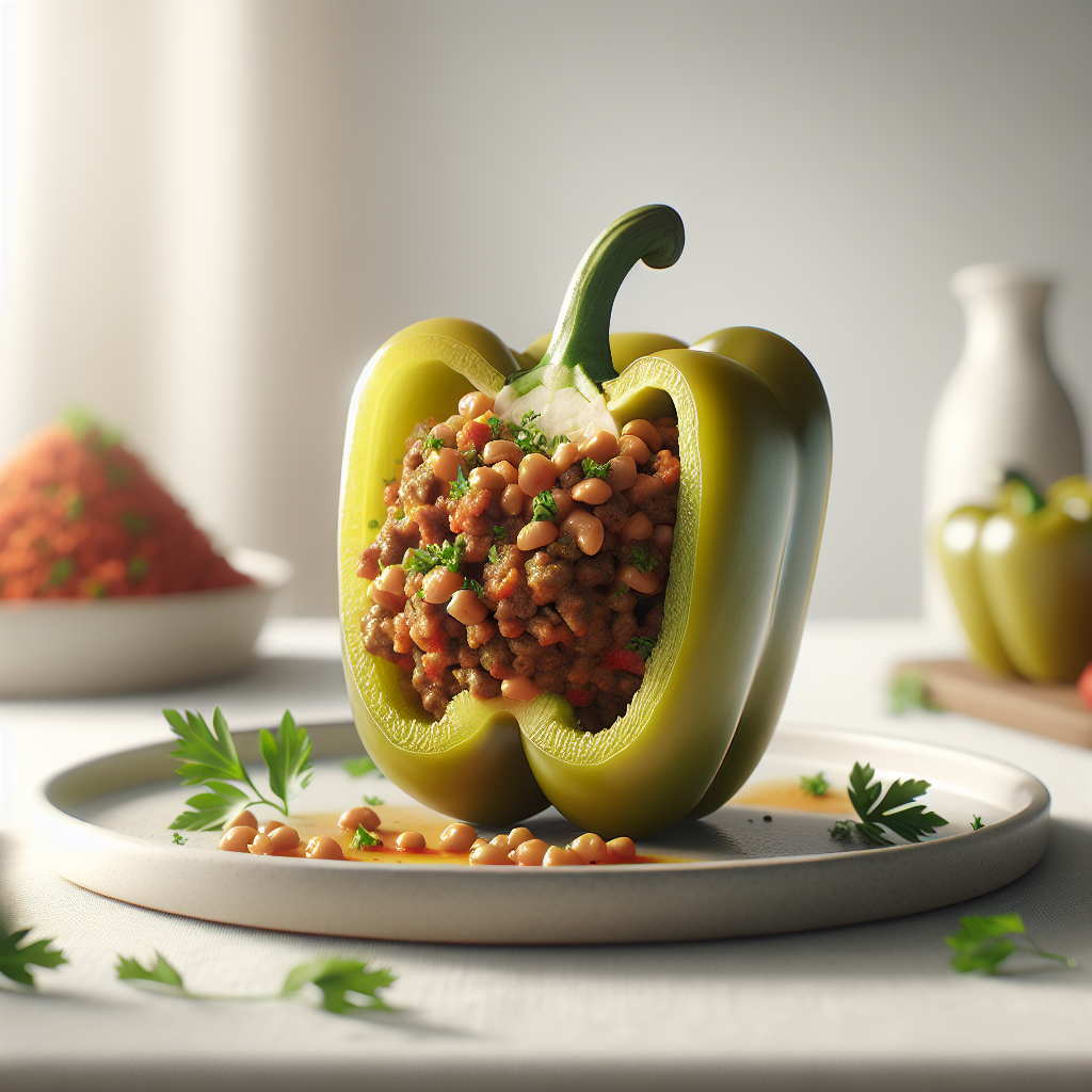 Lamb and Lentil Stuffed Bell Peppers Recipe: High-Protein and Nutrient-Dense