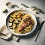 Low-Carb Rosemary Garlic Grilled Chicken with Spaghetti Squash and Zucchini