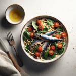 Mediterranean Sardine Pasta with Spinach and Cherry Tomatoes: A Brain-Boosting Omega-3 Rich Meal