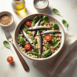Mediterranean Sardine Salad with Farro and Herbs: A Heart-Healthy Omega-3 Meal