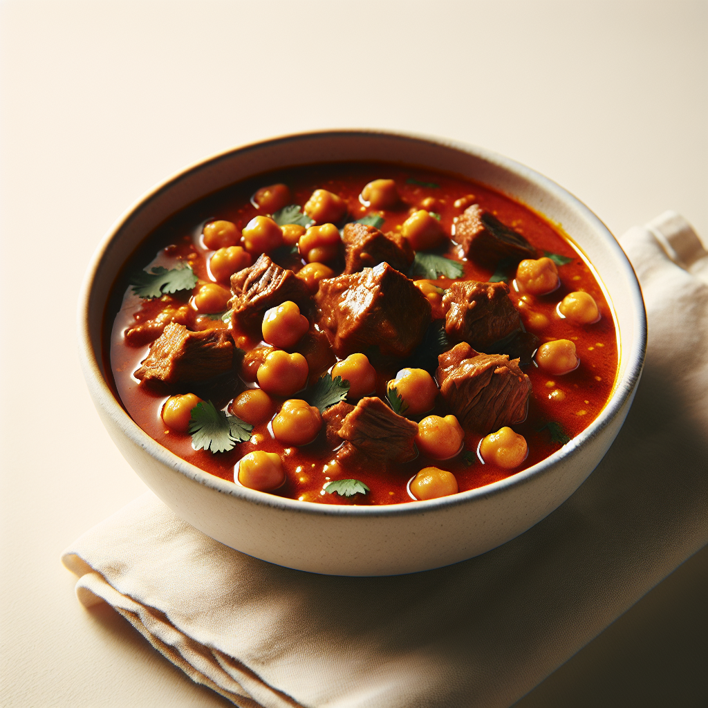 Moroccan Spiced Lamb and Chickpea Stew: Hearty, Healthy, and Full of Flavor