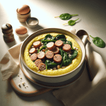 Savory Baked Polenta with Turkey Sausage and Spinach: A Fiber-Rich Balanced Dinner