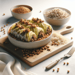 Stuffed Cabbage Rolls with Quinoa, Lentils, and Ground Beef: A Protein-Rich Family Dinner