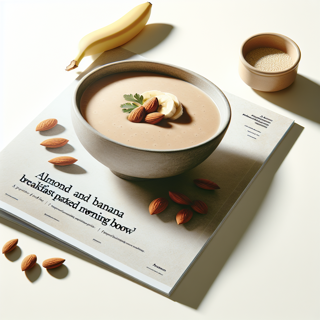 Almond and Banana Breakfast Smoothie Bowl: A Protein-Packed Morning Boost