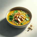 Ginger Turmeric Chicken Soup with Quinoa and Spinach: A Healing and Nourishing Meal