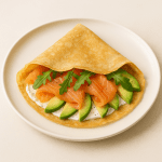 Protein-Rich Smoked Salmon and Avocado Savory Breakfast Crepes Recipe