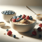 Quinoa Breakfast Porridge with Berries and Almond Butter: A High-Protein Start to Your Day