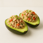 Quinoa and Tuna Stuffed Avocados: Easy Healthy Lunch Recipe