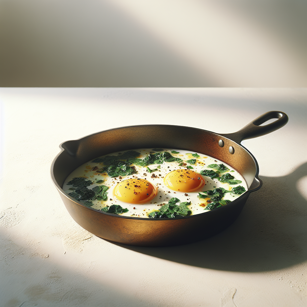 Savory Turkish Egg and Herb Breakfast Skillet: A Protein-Packed Morning Meal
