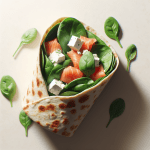 Spinach, Feta, and Smoked Salmon Breakfast Wrap: A Protein-Packed Start to Your Day