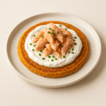 Spiced Red Lentil Pancakes with Yogurt and Smoked Trout: A Protein-Packed Breakfast Idea